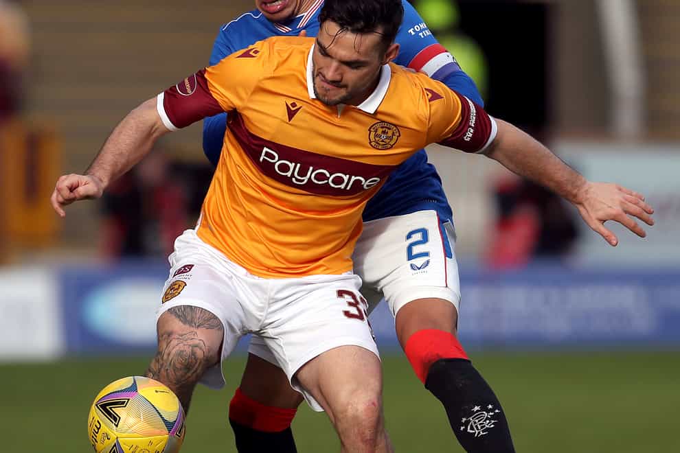 Motherwell’s Tony Watt netted his fourth goal of the season (Andrew Milligan/PA)