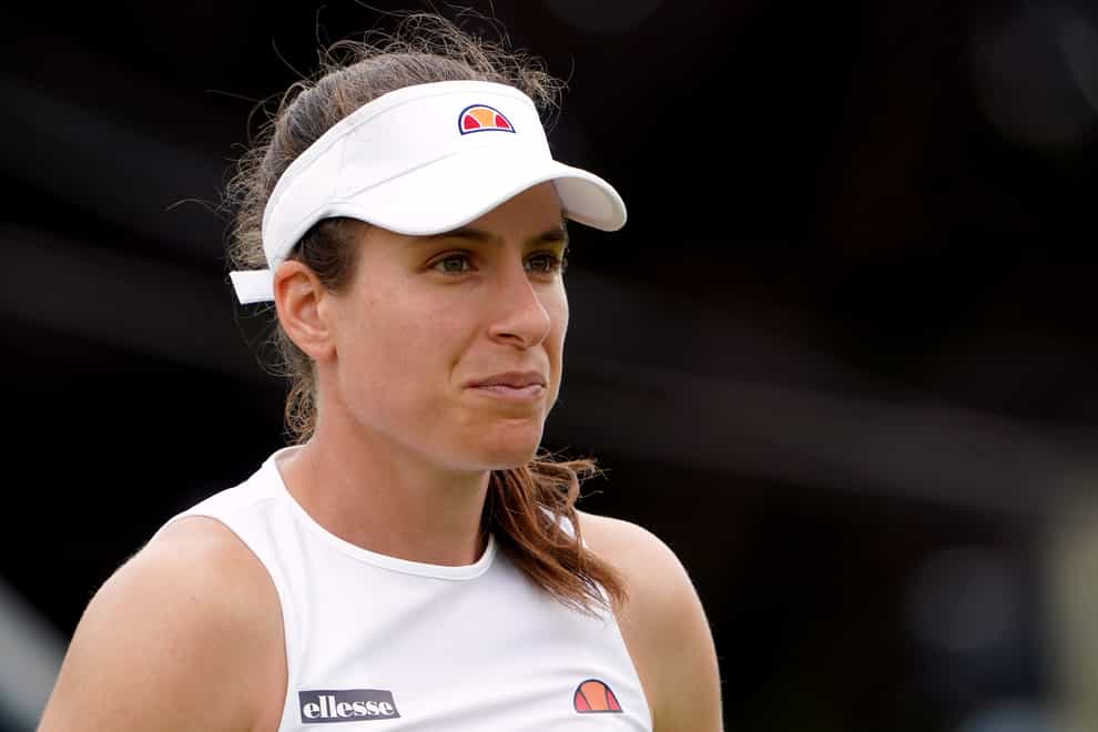 Johanna Konta has had to withdraw from the US Open with injury (Zac Goodwin/PA)