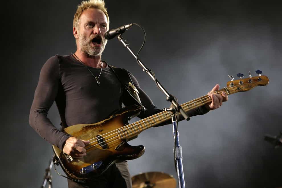 Sting responded with a letter offering his ‘sincere and unequivocal apologies’ (Yui Mok/PA)