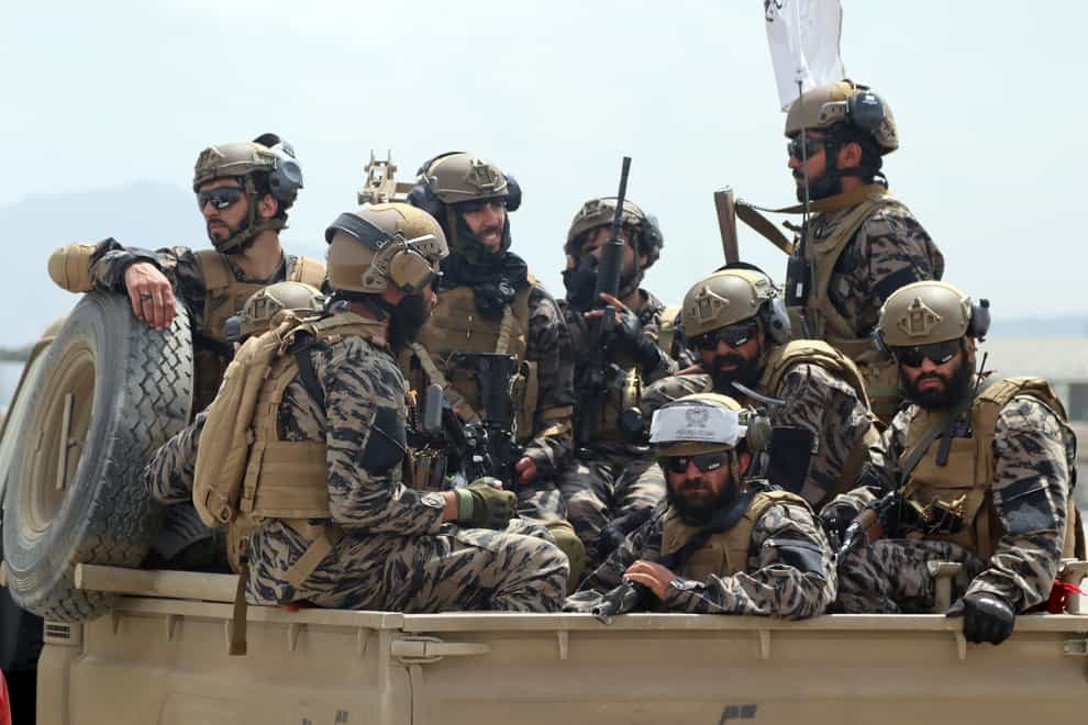 Taliban special forces fighters (Khwaja Tawfiq Sediqi/AP)