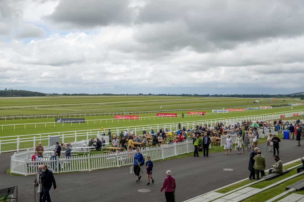 Crowds may be set to increase significantly at the Curragh – and Leopardstown – for Longines Irish Champions weekend (Lorraine O’Sullivan/PA)