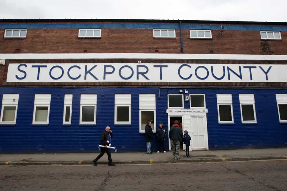 Stockport were held to a goalless draw (Dave Thompson/PA)