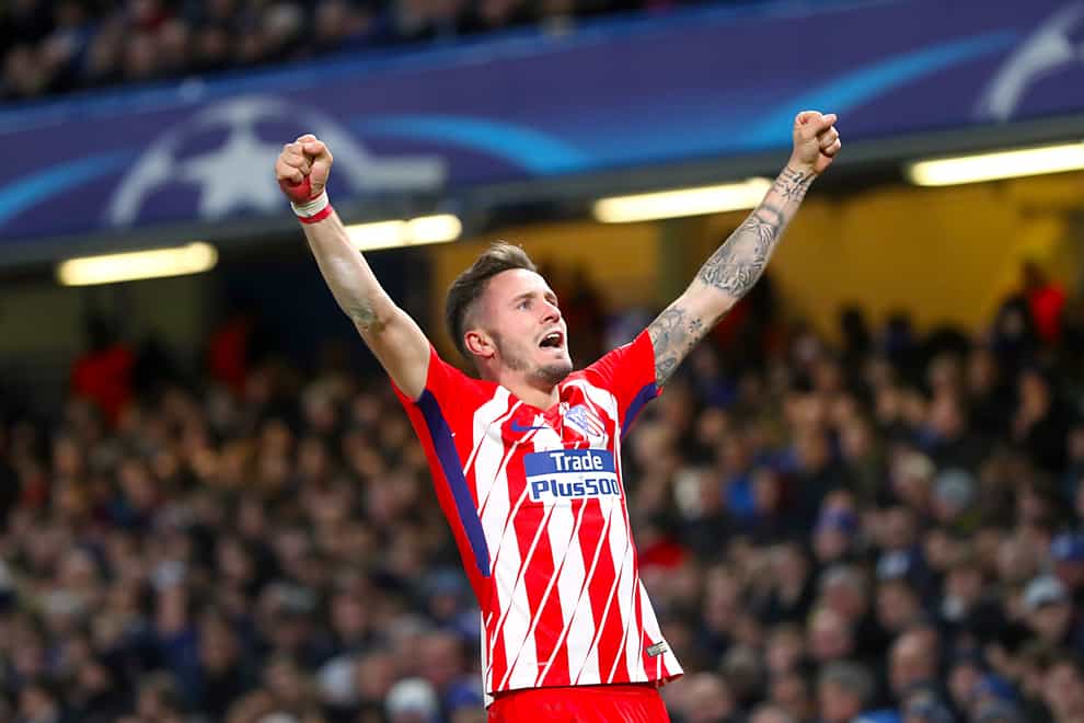 Saul Niguez has left Atletico Madrid to sign for Chelsea on loan (Adam Davy/PA)