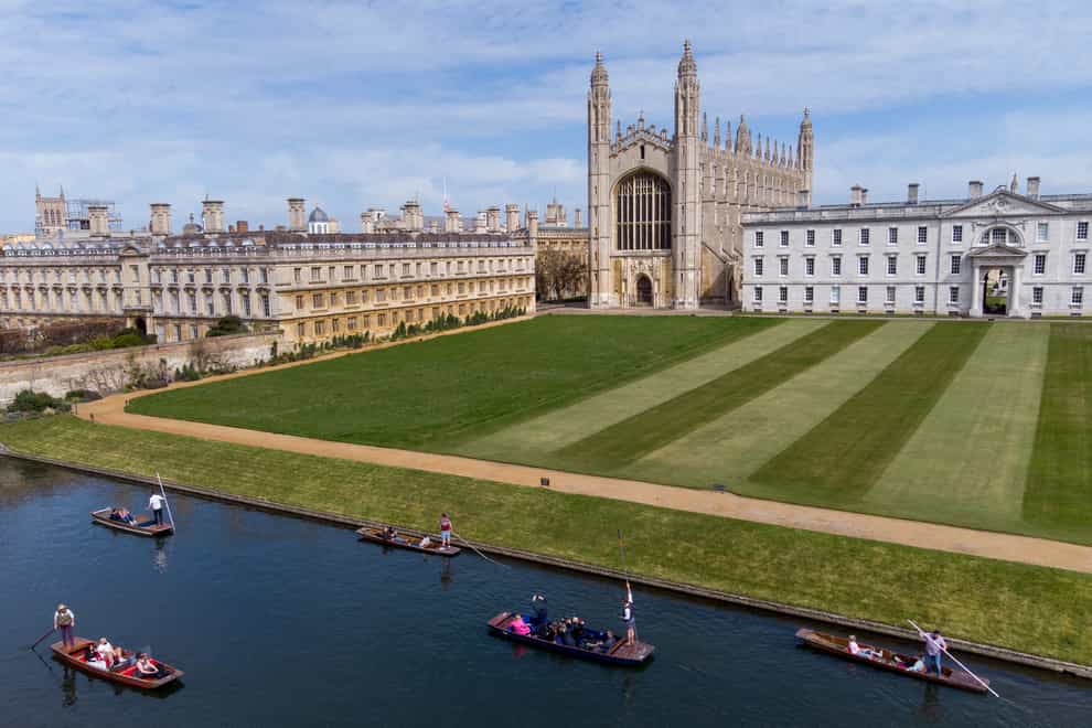 King’s College in Cambridge. Students from state schools will have a chance to try out student life (PA)