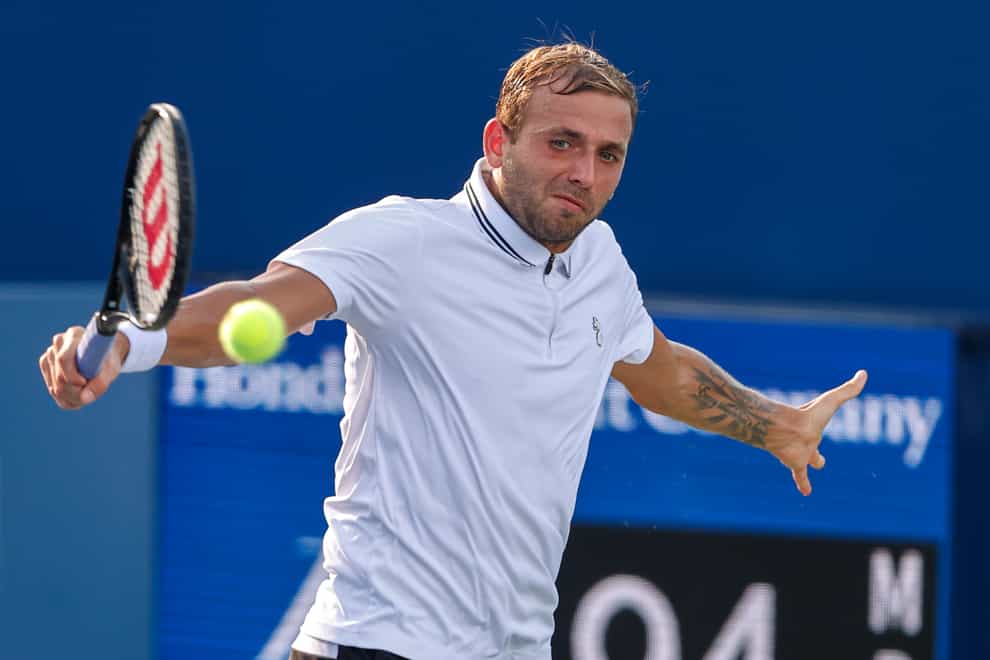Dan Evans reached the third round of the US Open (Nell Redmond/AP)