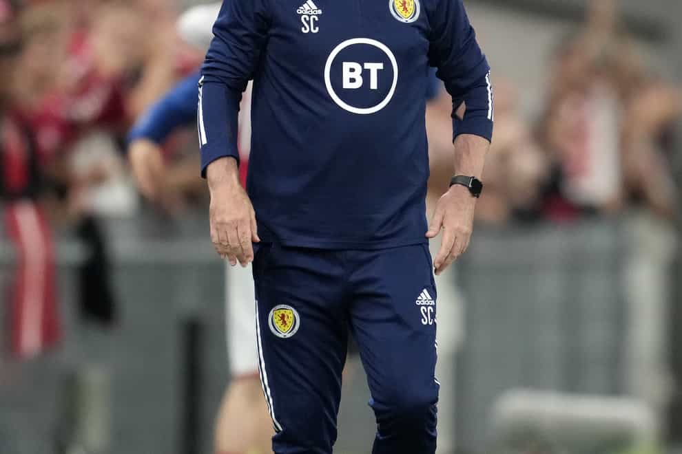 Scotland manager Steve Clarke has defended his selections after defeat to Denmark (Claus Bech/PA)