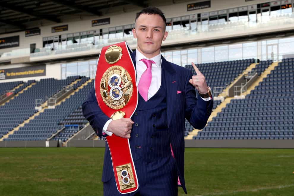 Josh Warrington, pictured, has been accused of disrespect by his rival Mauricio Lara (Bradley Collyer/PA)