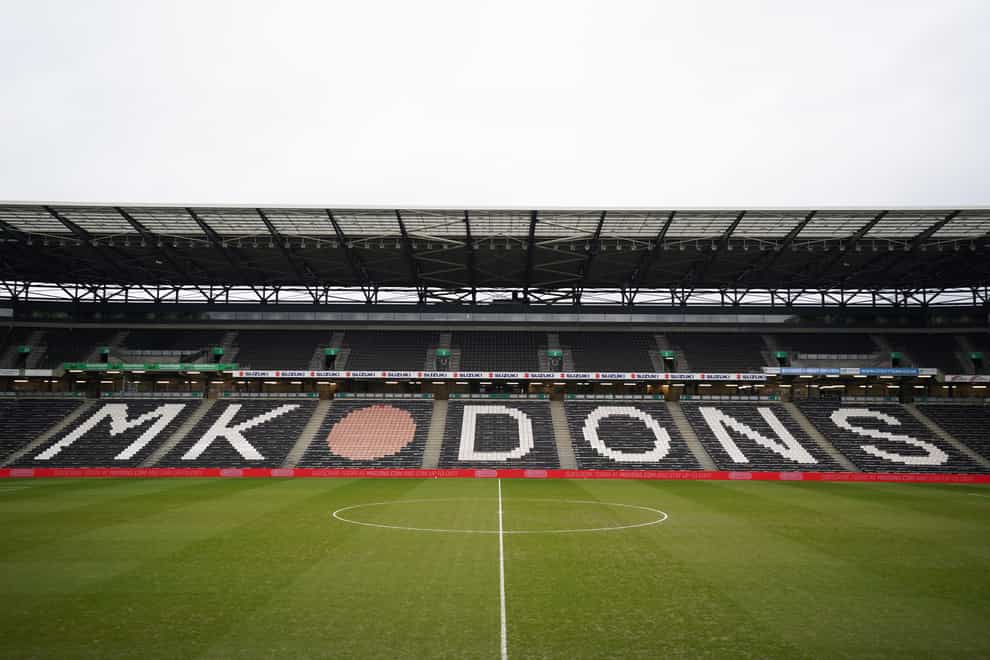 MK Dons have been hit with an FA charge (Zac Goodwin/PA)