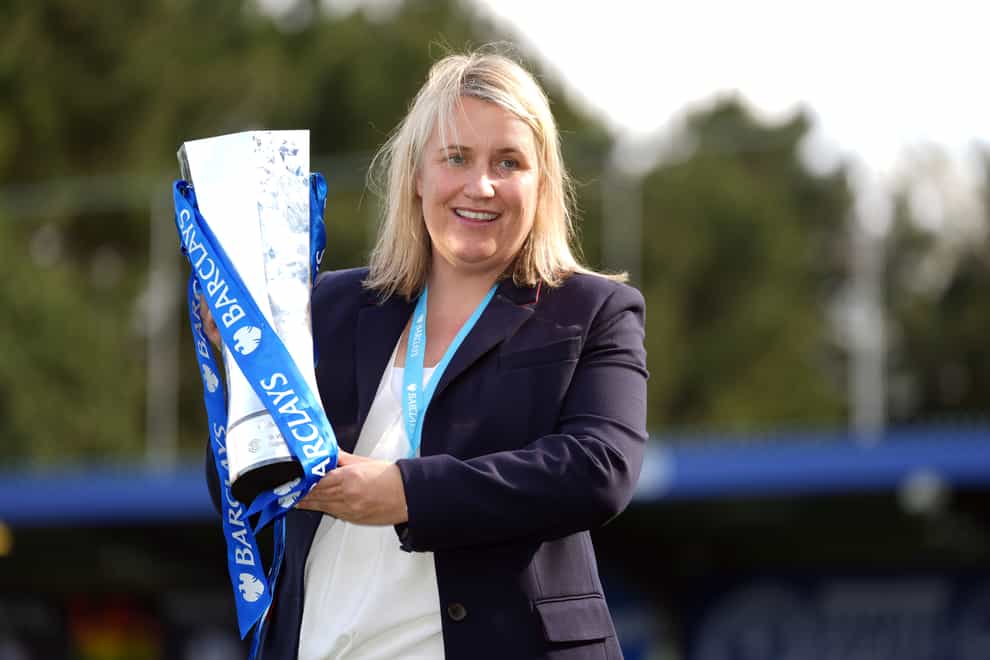 Chelsea manager Emma Hayes has her sights set on another Women’s Super League title (John Walton/PA)