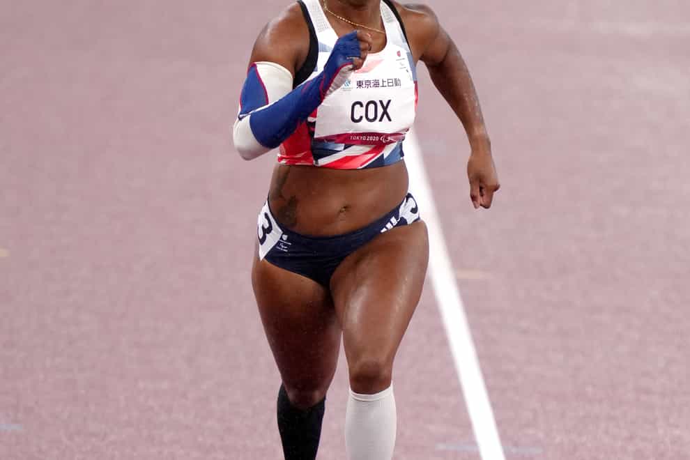 Great Britain’s Kadeena Cox finished fourth in the T38 400m (John Walton/PA)