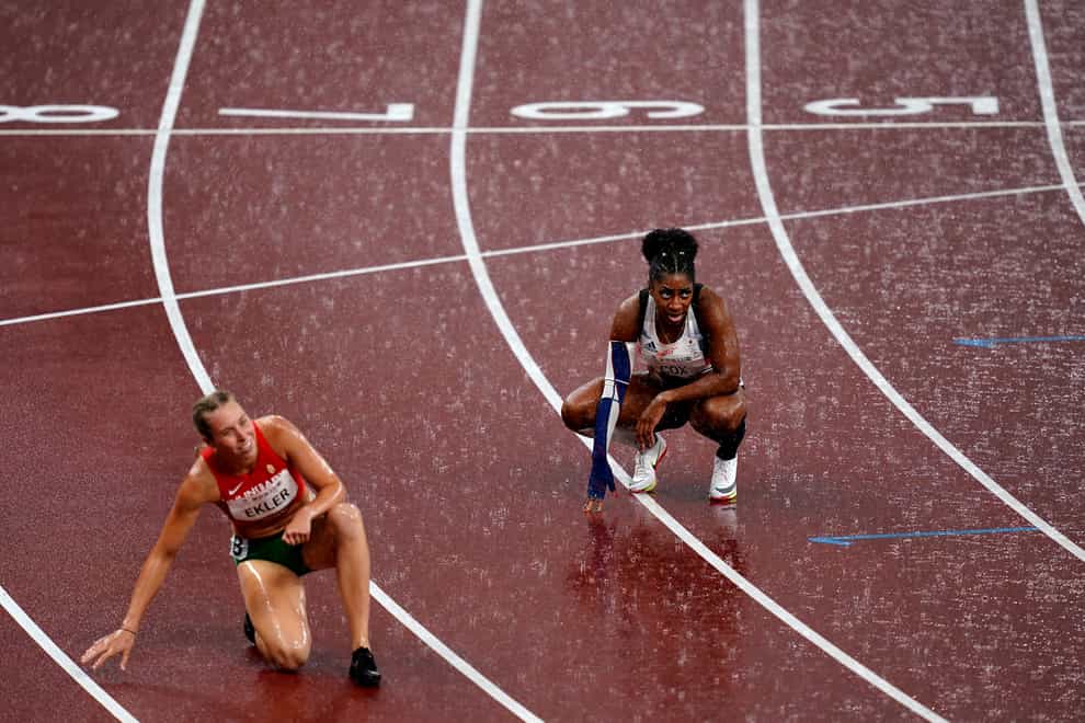Kadeena Cox of Great Britain after finishing fourth in the Women’s 400m – T38 Final at the Olympic Stadium on day eleven of the Tokyo 2020 Paralympic Games in Japan. Picture date: Saturday September 4, 2021.