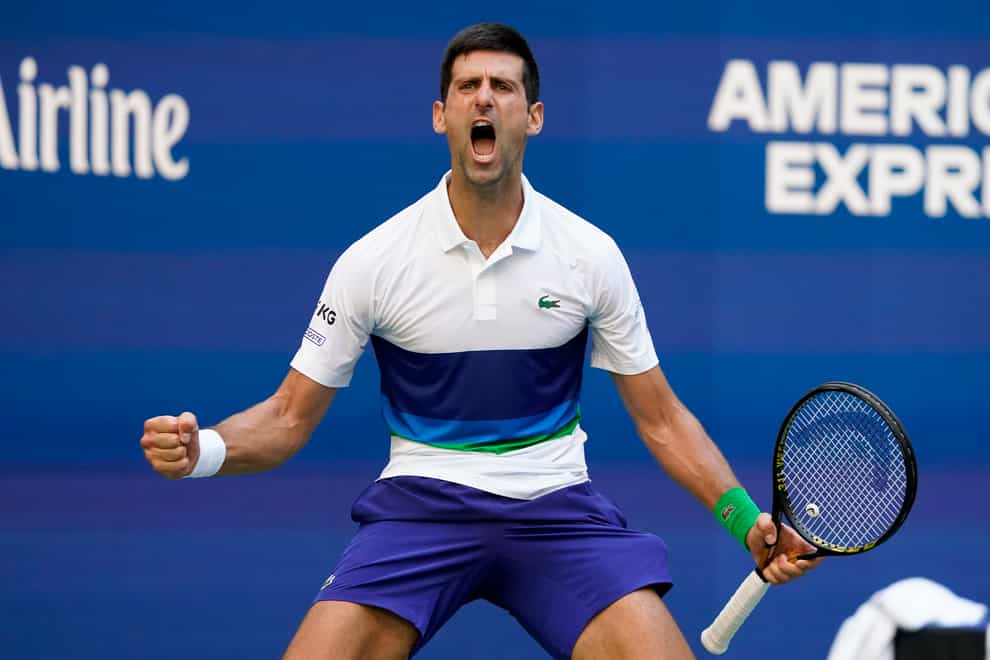 Novak Djokovic’s emotions were on full display against Kei Nishikori (John Minchillo/AP)