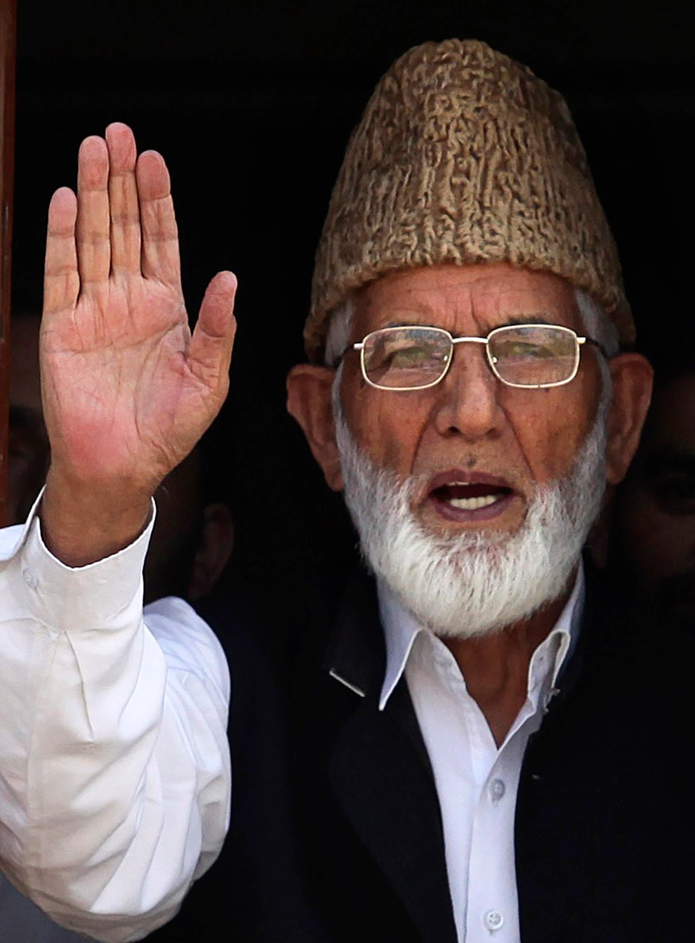 Kashmiri separatist leader Syed Ali Geelani died on Wednesday at the age of 91 (Altaf Qadri/AP)