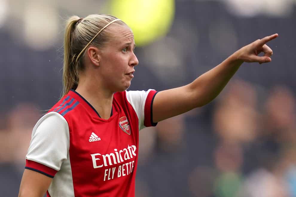 Beth Mead handed Arsenal a winning start to the WSL campaign with a brace against Chelsea (John Walton/PA)