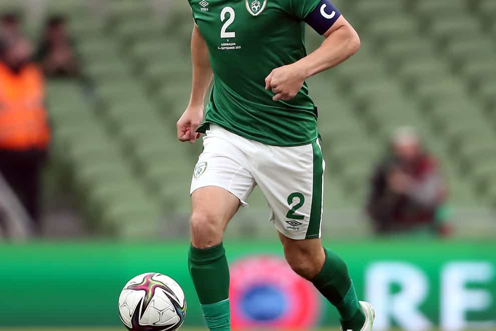 Republic of Ireland skipper Seamus Coleman is out of the World Cup qualifier against Serbia through injury (Niall Carson/PA)