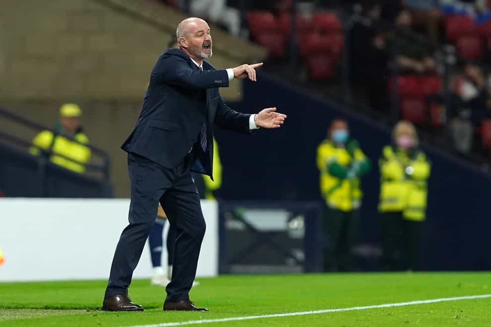 Steve Clarke’s side appear to be in a battle for second (Andrew Milligan/PA)