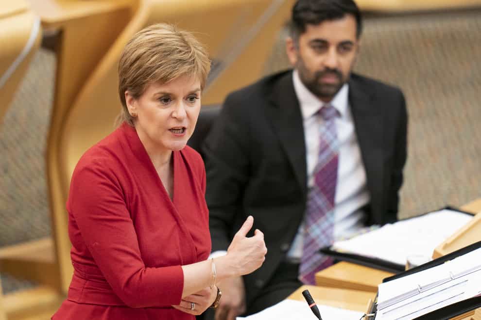 The First Minister will lay out the first legislative programme since the deal with the Greens on Tuesday (Jane Barlow/PA)
