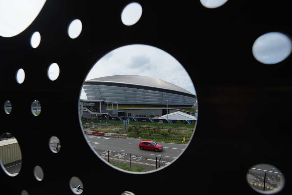 A general view of The SSE Hydro on the Scottish Event Campus in Glasgow, which will be one of the venues for the UN Climate Change Conference of the Parties – also known as Cop26 (Andrew Milligan/PA)