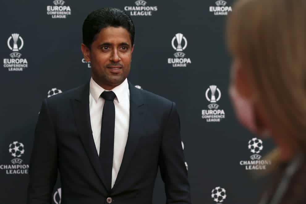 ECA chairman Nasser Al Khelaifi says the organisation has to trust the clubs who plotted to form the Super League just five months ago (Emrah Gurel/AP)