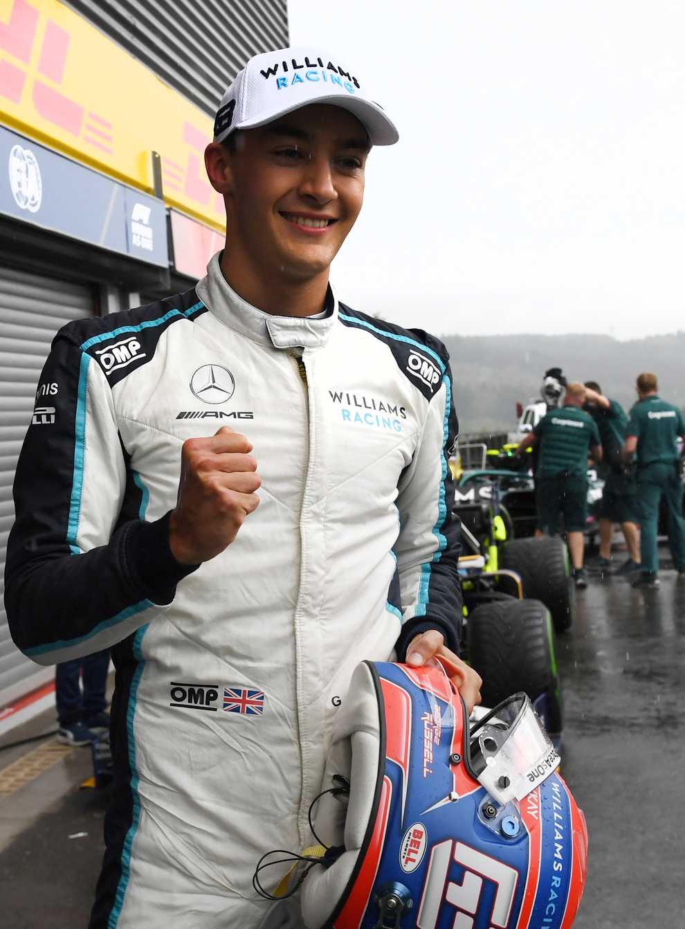 George Russell has signed a long-term contract with Mercedes (John Thys/AP)
