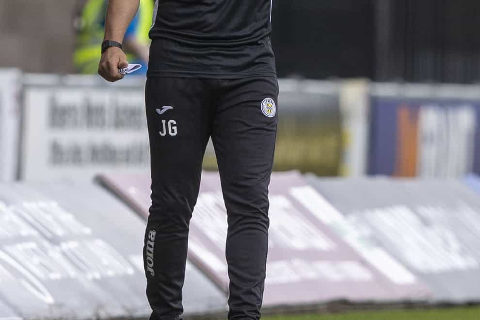 St Mirren manager Jim Goodwin, pictured, is delighted with the signing of Matt Millar (Jeff Holmes/PA)