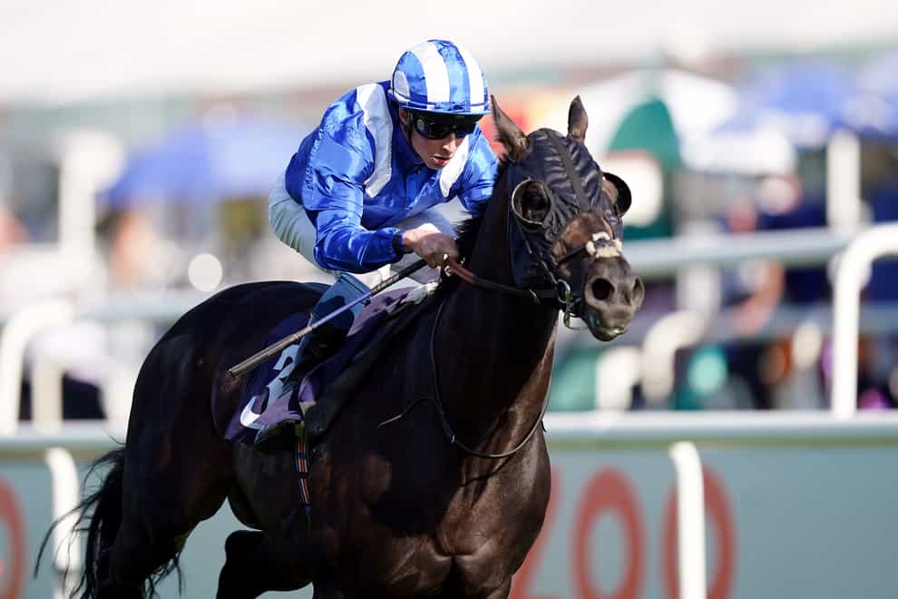Khaadem and William Buick on their way to victory in the Cazoo Scarbrough Stakes at Doncaster (Mike Egerton/PA)