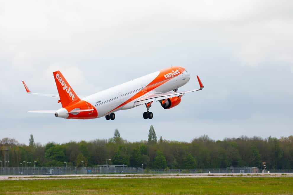 EasyJet hopes to raise £1.2bn from shareholders to help it recover from the Covid-19 pandemic (David Parry/PA)