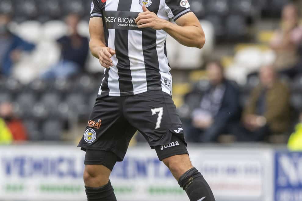 St Mirren’s Jamie McGrath could have moved to Hibernian in the summer (PA)