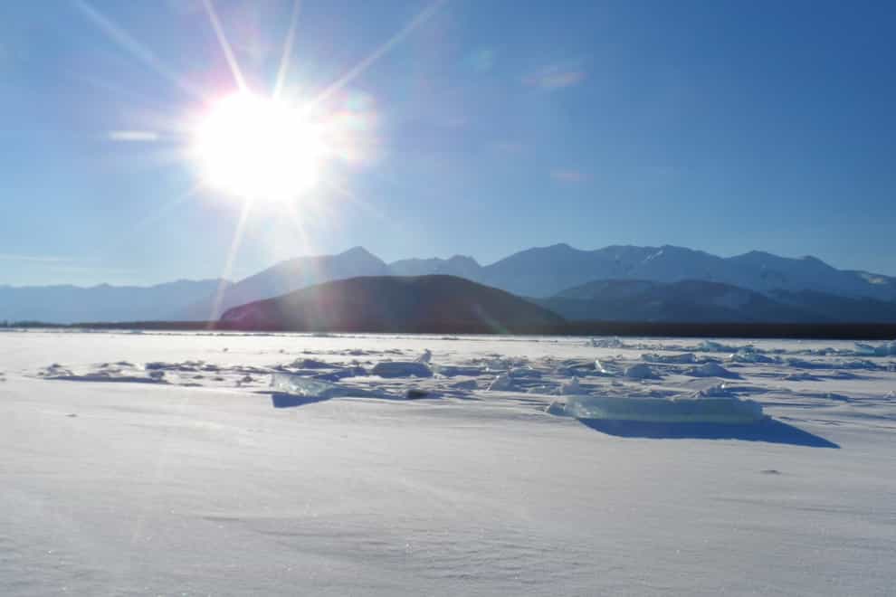 Lake Baikal, where Greg Bower will take on an epic expedition (Greg Bower/PA)