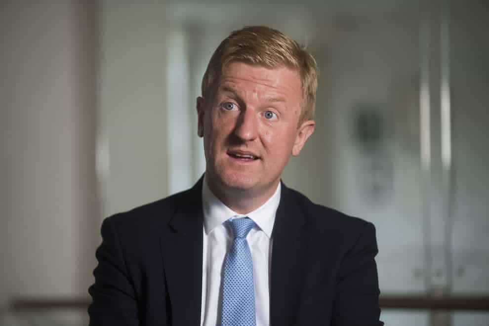 Culture Secretary Oliver Dowden said he ‘hates’ having to put up taxes, but defended the NI hike to pay for social care (Kirsty O’Connor/PA)