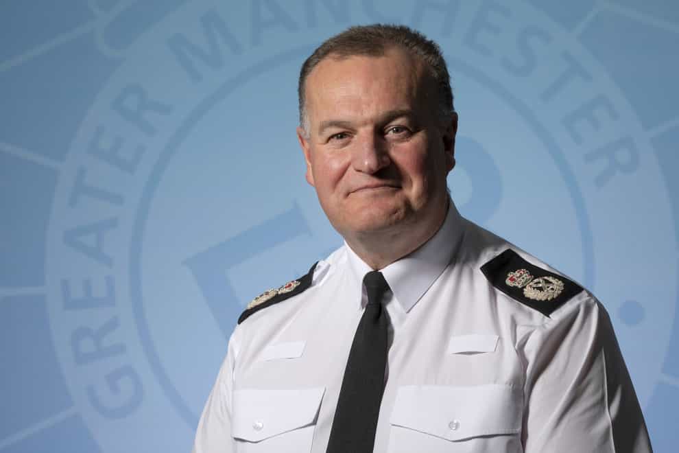 Greater Manchester Police Chief Constable Stephen Watson (GMP/PA)