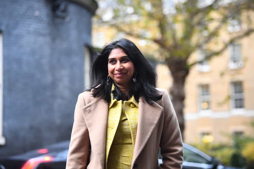 Suella Braverman has returned from her maternity leave to take up her post as Attorney General once more (Victoria Jones/PA)