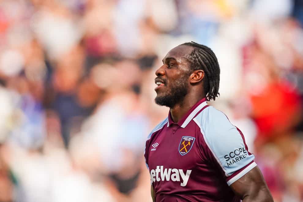 West Ham’s Michail Antonio has been in red-hot form (Aaron Chown/PA)