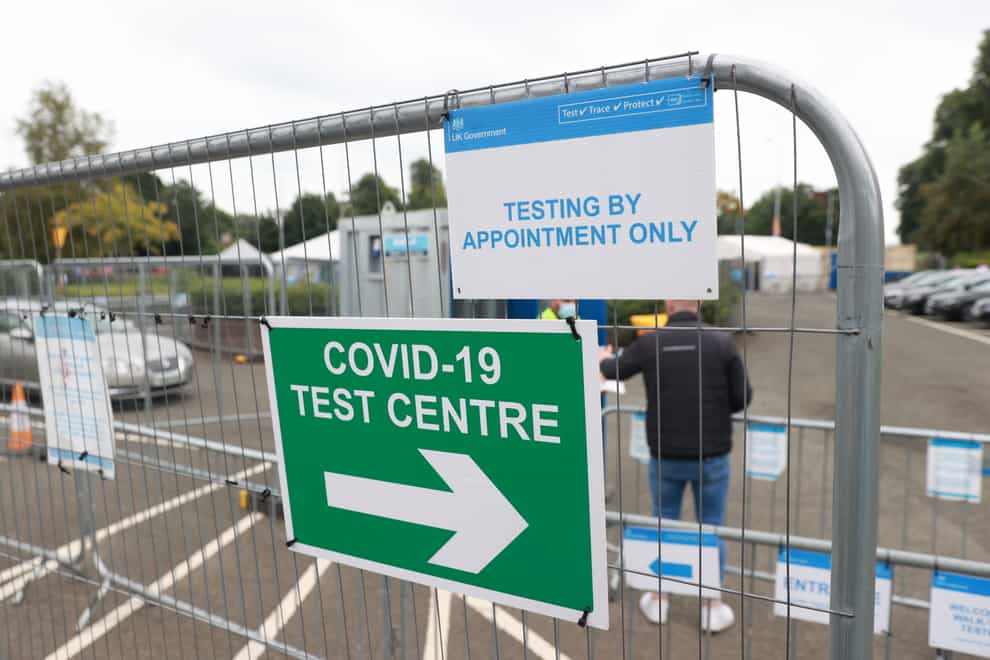The highest rates of new Covid-19 cases are all in Scotland (Liam McBurney/PA)