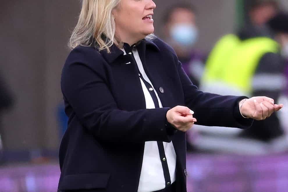 Emma Hayes saw her Chelsea side lose the opening match of their WSL title defence last week (Adam Ihse/PA)