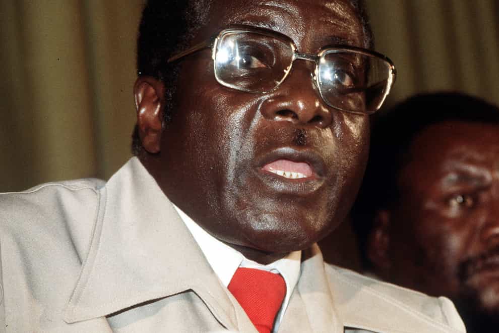 Former Zimbabwean president Robert Mugabe (PA)
