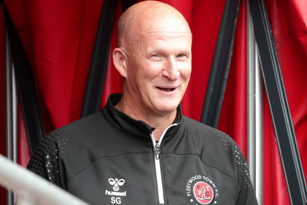 Fleetwood manager Simon Grayson was full of praise for his players after beating Rotherham (Richard Sellers/PA)