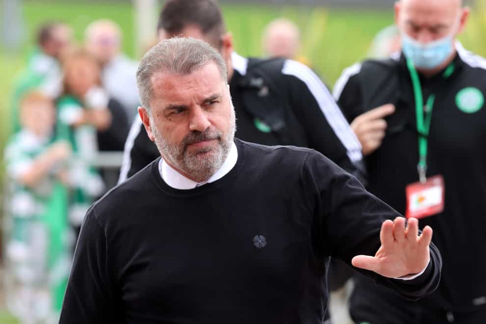 Celtic manager Ange Postecoglou, pictured, was surprised by the departure of chief executive Dominic McKay (Jeff Holmes/PA)