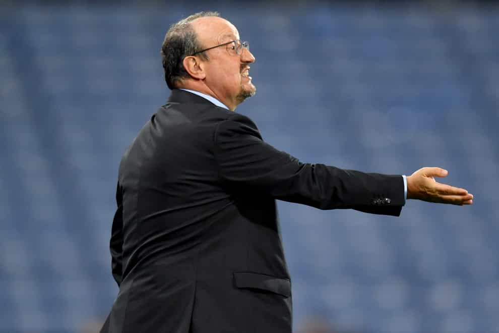 Everton manager Rafael Benitez expects big improvements from his side (Anthony Devlin/PA)