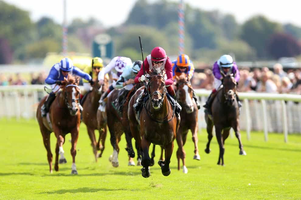 Mishriff was an impressive winner of last month’s Juddmonte International Stakes at York (Nigel French/PA)