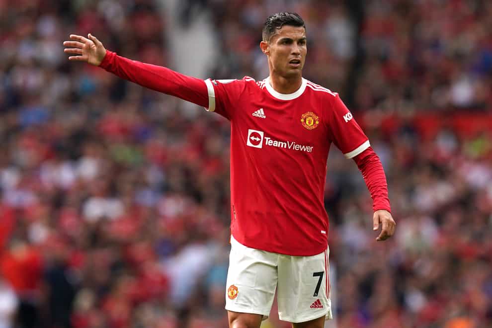 Cristiano Ronaldo scored twice on his second debut for Manchester United (Martin Rickett/PA)
