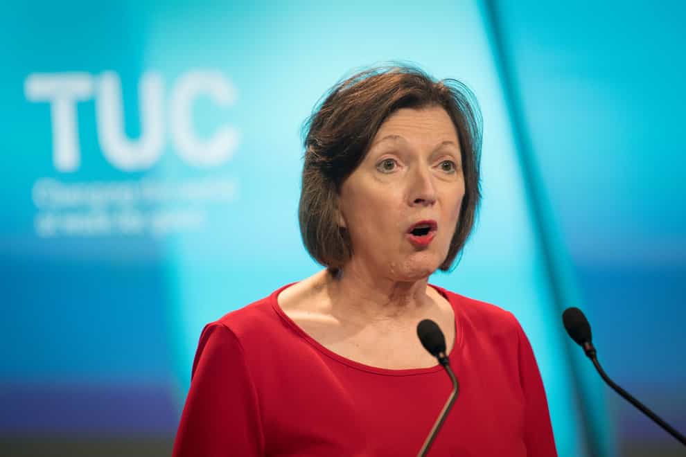 Frances O’Grady, General Secretary of the TUC, says pandemic should be a catalyst for change (Stefan Rousseau/PA)