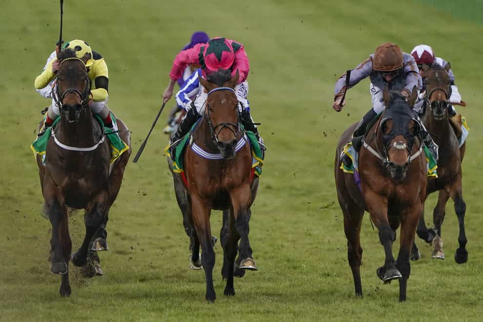 Summerghand (right) heads the weights for the Virgin Bet Ayr Gold Cup (Alan Crowhurst/PA)