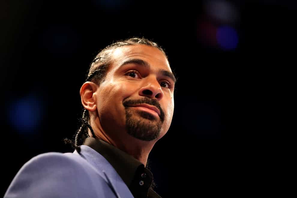 David Haye returned to the ring in an exhibition last weekend (Steven Paston/PA)