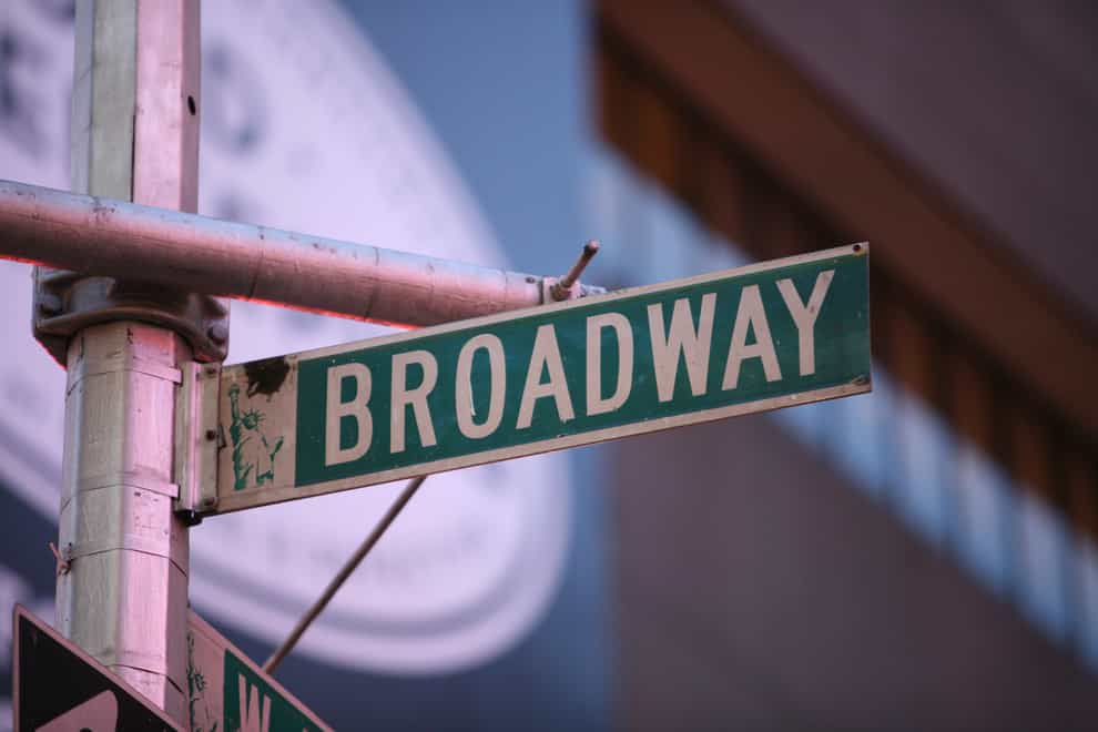 A signpost for Broadway in New York (Martin Keene/PA)