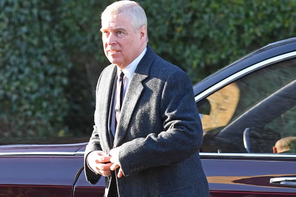 Lawyers for the Duke of York say the sex assault claim against him is ‘baseless, unviable and potentially unlawful’ (Joe Giddens/PA)