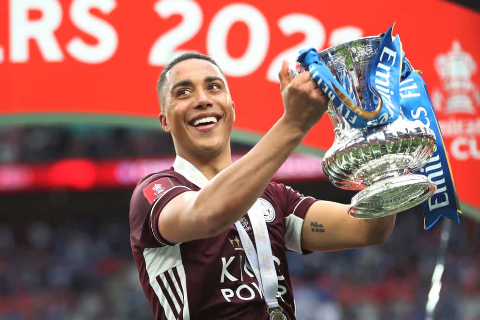 Youri Tielemans helped Leicester win the FA Cup for the first time last season (Nick Potts/PA)