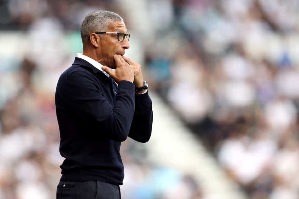 Forest boss Chris Hughton cannot yet call on two of his new signings (Bradley Colyer/PA)