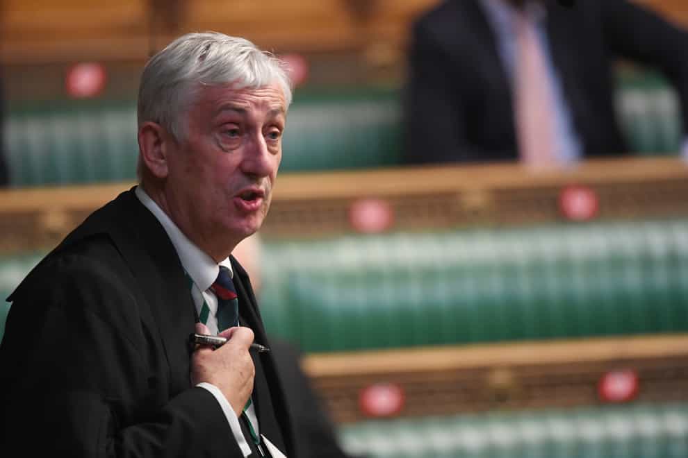 Commons Speaker Sir Lindsay Hoyle has risked angering Beijing (Jessica Taylor/PA)