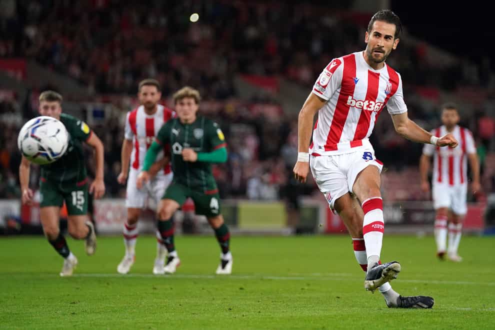 Mario Vrancic missed a penalty for Stoke (Nick Potts/PA)